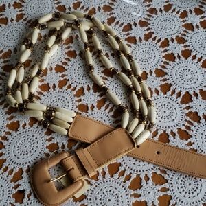 Express M NWT strings of beads belt M